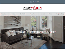 Tablet Screenshot of newvisionstaging.com